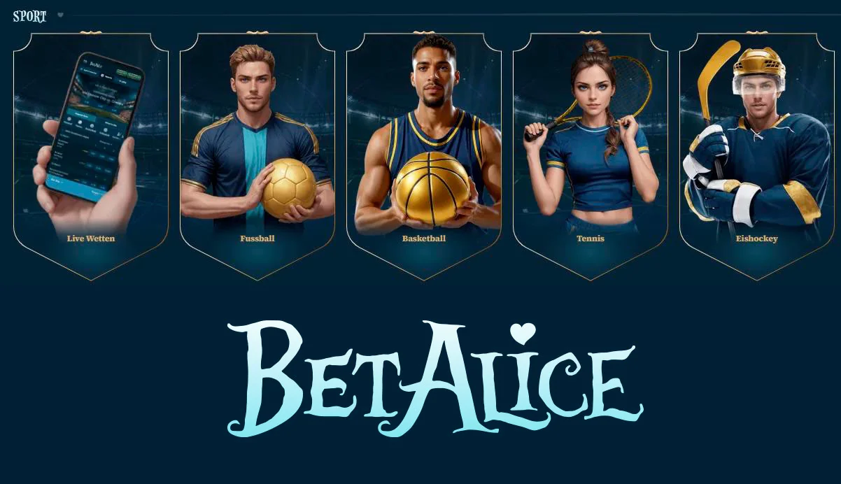 Sportangebot: Fußball, Basketball, Tennis, E-Sport, Motorsport