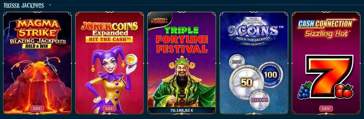 Jackpot-Spiele