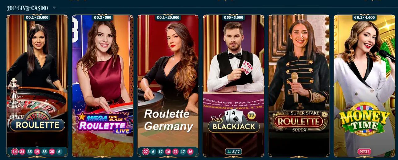 Live-Casino-Spiele